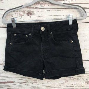 American Eagle Stretch Midi Denim Jean Shorts